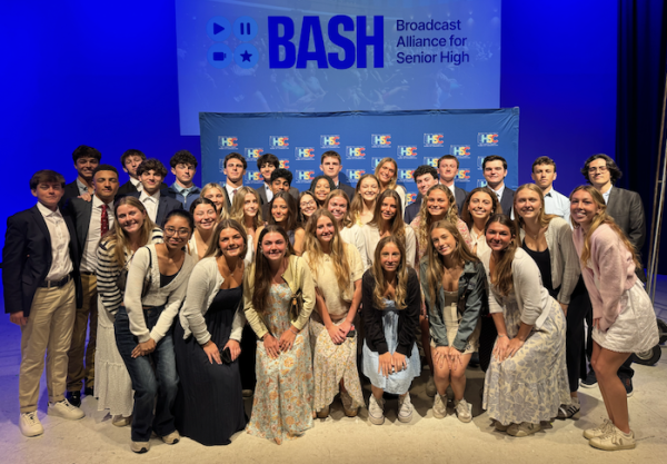 WHB Broadcast students at the BASH Awards